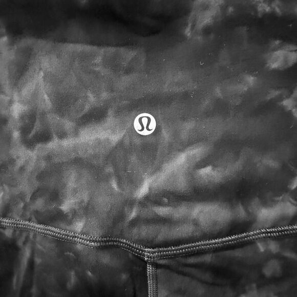 Lululemon Sz 16 Align High Rise Pant with Pockets 25" - Diamond Dye Pitch Grey G - Picture 6 of 10